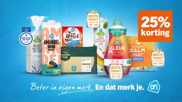 Albert Heijn zet huismerk in de spotlights: 'Beter in eigen merk. En dat merk je'