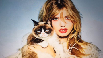 Grumpy Cat & Georgia May Jagger doen modelwerk voor Opel