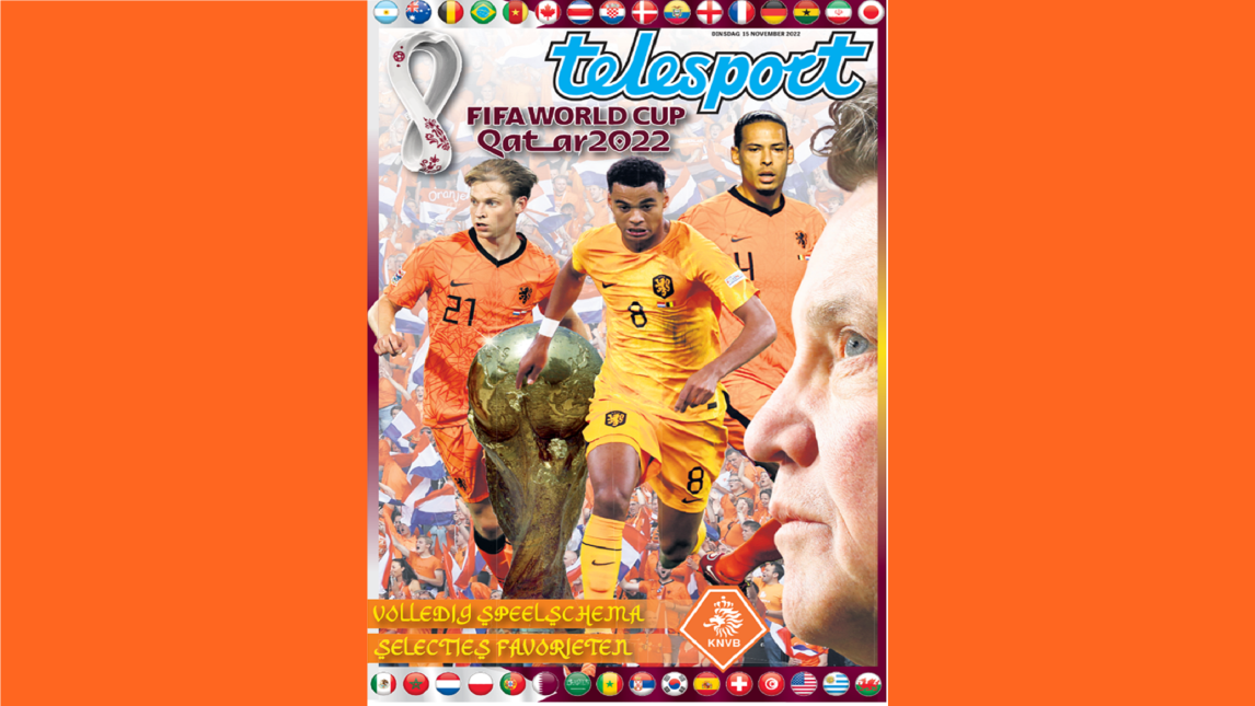 Cover van WK-bijlage van de Telegraaf