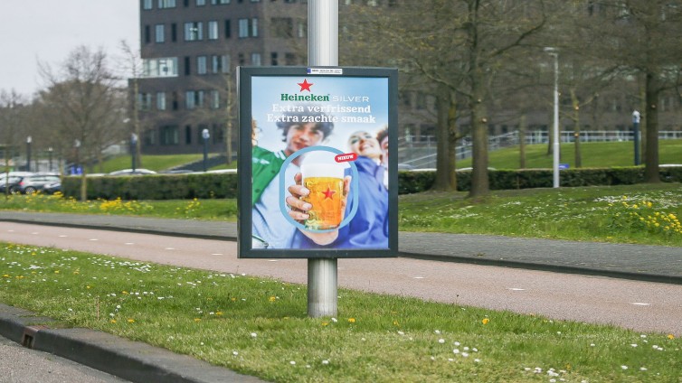 heineken silver poster