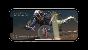 Marvel promoot nieuwe Eternals film met AR app