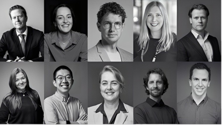 Het nieuwe managementteam van Edelman Amsterdam