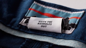 Patagonia geeft stemadvies: 'Vote the assholes out'