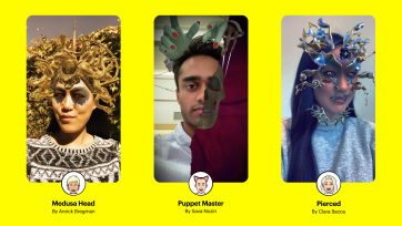 Halloween vierden we met virtuele kostuums op Snapchat en Facebook