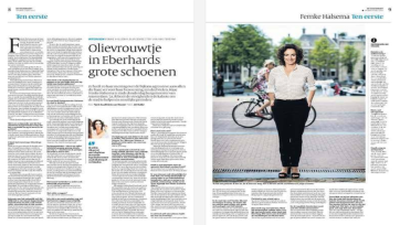 Femke Halsema begint glansrijk met een interview vol humor en zelfreflectie