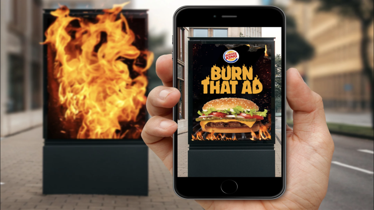 Burger King AR ad