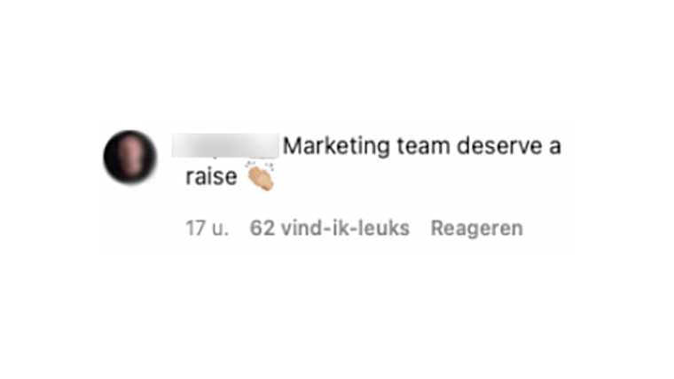 Marketing team deserve a raise