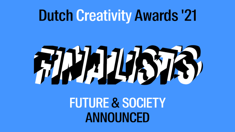 Dit zijn de finalisten van de Dutch Creativity Awards in de categorieën Future en Society