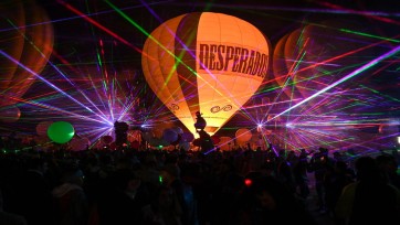 Desperados organiseert dancefestival met luchtballonnen als podia