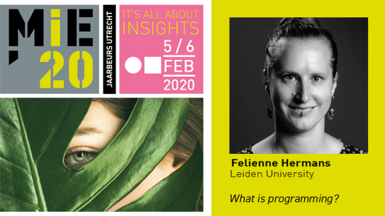 Felienne Hermans, Keynote op MIE'20, 5 februari 2020