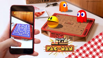 Speel Pac Man in AR op een pizzadoos van Pizza Hut