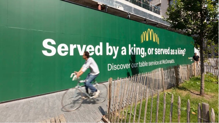 McDonald's banner