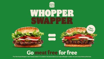 Op National Burger Day deelt Burger King gratis vegetarische burgers uit