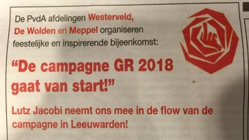 Meppeler Courant plaatst PvdA-logo met middelvinger. Foutje of rattenstreek?