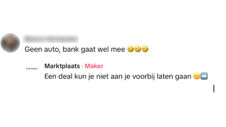 geen auto