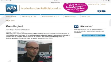 Politiebond geeft woordvoerder politie er persoonlijk van langs in blog