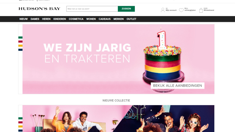 Website Hudson's Bay