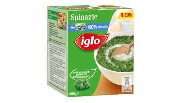 Co-creatie Iglo en Alpro: spinazie à la soja-crème