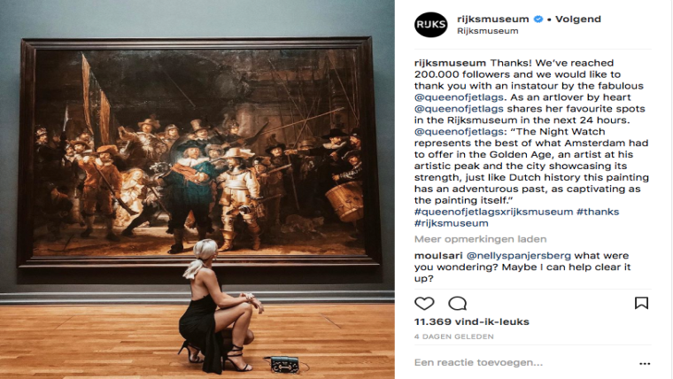 Instagram Rijksmuseum 