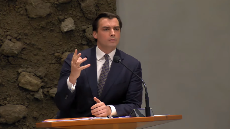 Thierry Baudet tijdens het Kamerdebat over oorlog in Oekraine