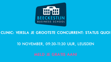 Gratis clinic: Versla je grootste concurrent: Status Quo!