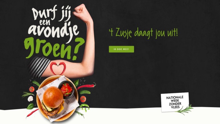 Restaurantketen 't Zusje biedt een geheel vegetarisch menu aan. 