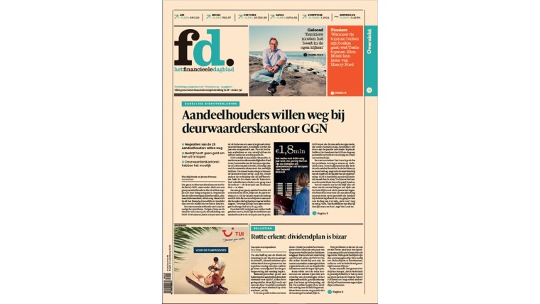 Voorpagina nieuwe FD