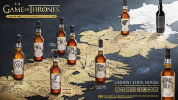 Diageo koppelt 8 whisky-brands aan laatste seizoen Game of Thrones