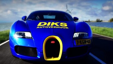 Autoverhuurbedrijf Diks gooit een Bugatti Veyron in de verhuur