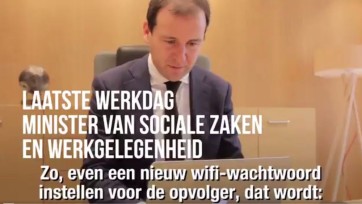 Lodewijk Asscher zwaait met hilarisch filmpje af als minister