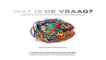 (Boekrecensie) Wat is de vraag?