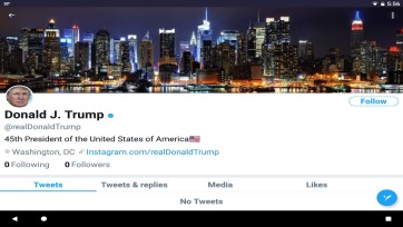 Twitter-medewerker haalt account Trump offline op laatste werkdag