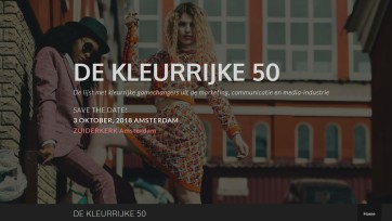 Vakbreed diversiteitsinitiatief: ‘de Kleurrijke 50 in marketing, media en communicatie’