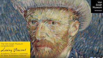 Van Gogh Museum voert campagne om Loving Vincent aan Oscar te helpen