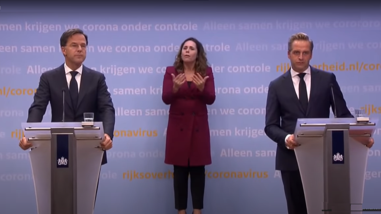 De twee hoofdrolspelers van het kabinet, Mark Rutte en Hugo de Jonge