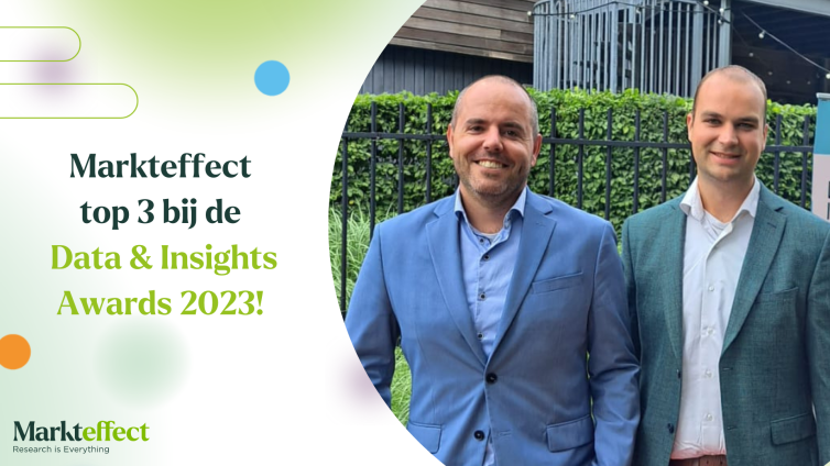 Markteffect top 3 bij de Data &amp; Insights Awards 2023!