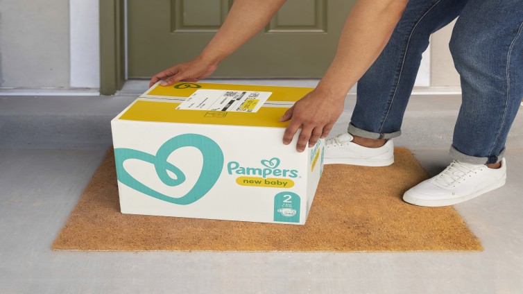 Pampers zonder omdoos