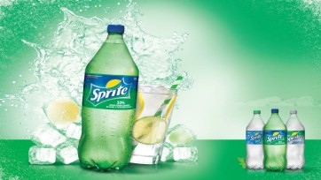 Ook Sprite komt met een lemon-lime frisdrank met muntsmaak