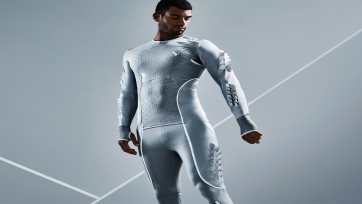 Dit sportpak is gemaakt van condooms
