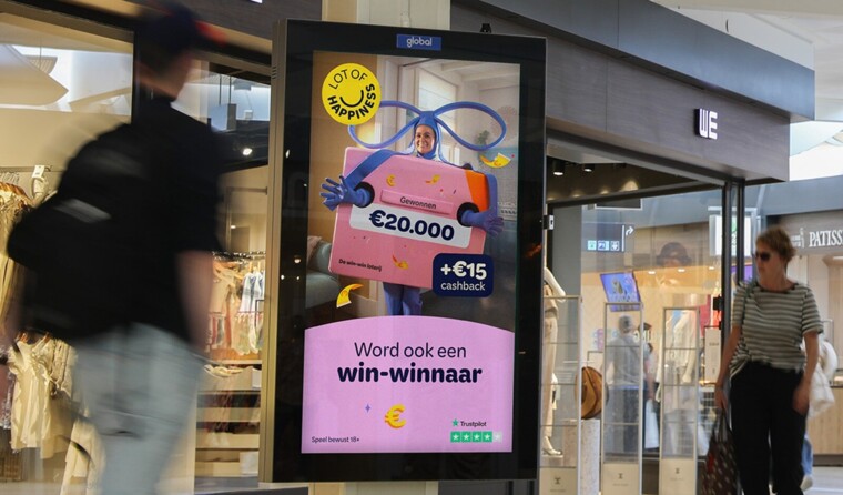 AI agents maken out of home campagne voor Lot of Happiness
