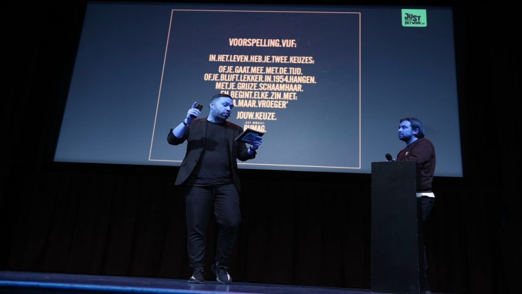 Danny Membre  (l) met René Watzema