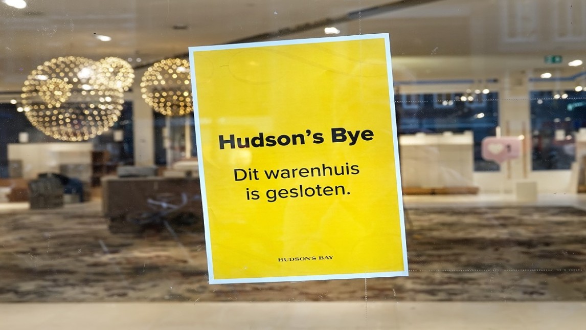 Hudson's Bay sluit haar deuren