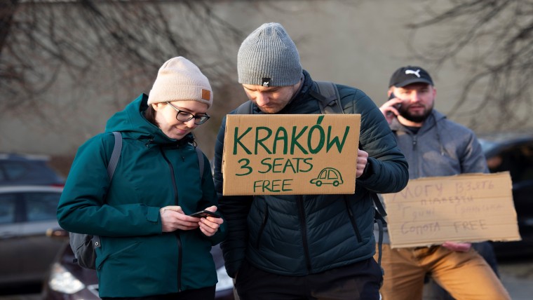 Polen bieden onderdak aan inwoners Oekraïne aan