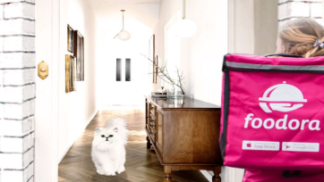 Foodora bezorgt speciaal op dierendag Gourmet-voer voor katten