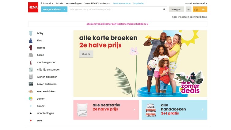 De eigen website