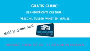 Clinic: De klantgerichte cultuur: verschil tussen winst en verlies