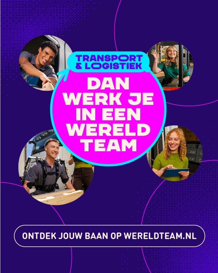 Werken in een Wereldteam campagnebeeld 