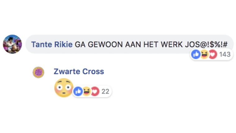 Rikkie is boos.