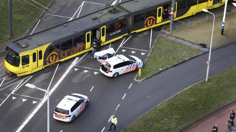 Dramatisch beeld na de tramaanslag in Utrecht