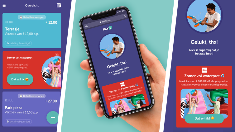Hema voert als eerste merk campagne binnen de Tikkie app